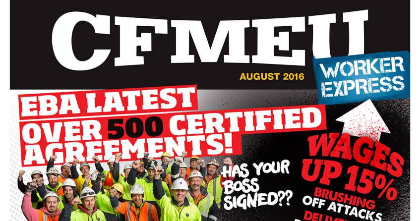 CFMEU Worker Express - August 2016-FB Link | CFMEU VIC & TAS