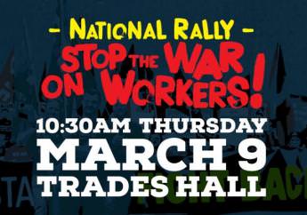 Rally to Stop the War on Workers