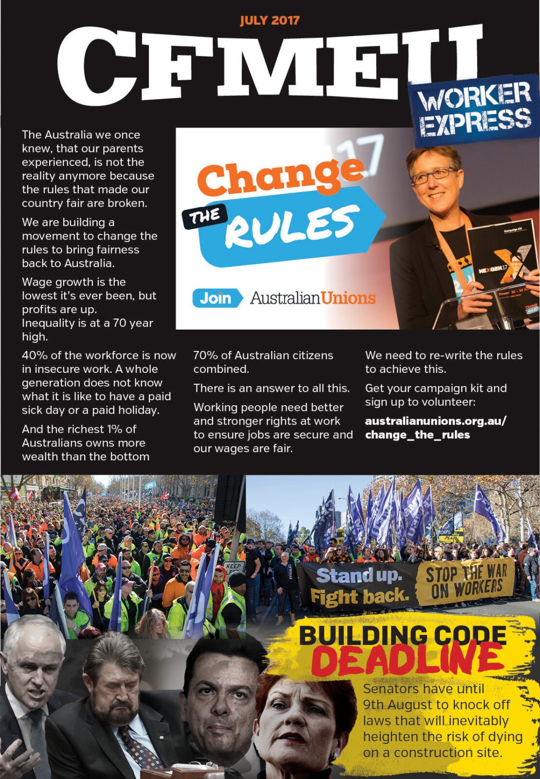170712 Worker Express - July 2017_web | CFMEU VIC & TAS