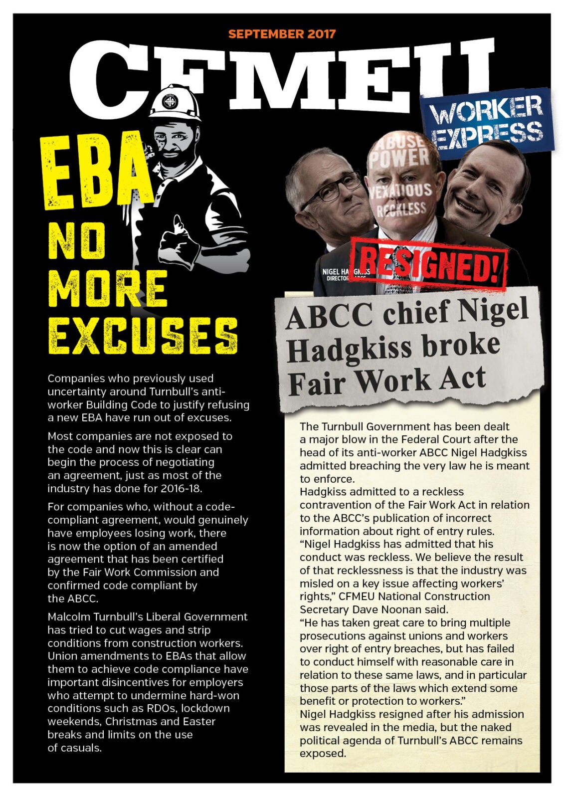 170912 Worker Express September 2017_RGB | CFMEU VIC & TAS