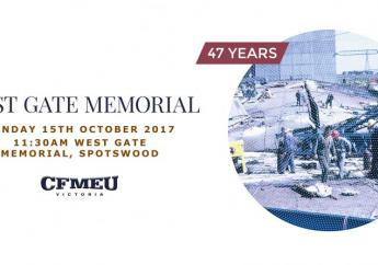 West Gate Memorial 47th Anniversary