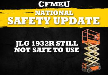OHS Alert JLG SCISSOR LIFT