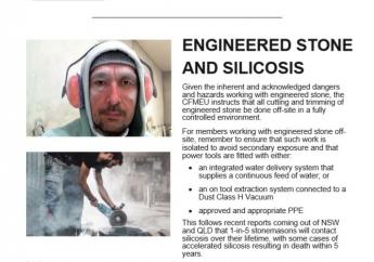 National OHS Alert: Engineered Stone And Silicosis