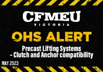 OHS Alert: Precast Lifting Systems