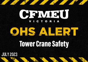 OHS Alert: Tower Crane Safety