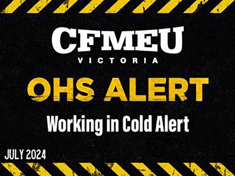 OHS Alert: BRRRR… Working in the cold
