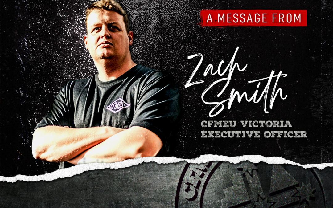 Important Message from Zach Smith