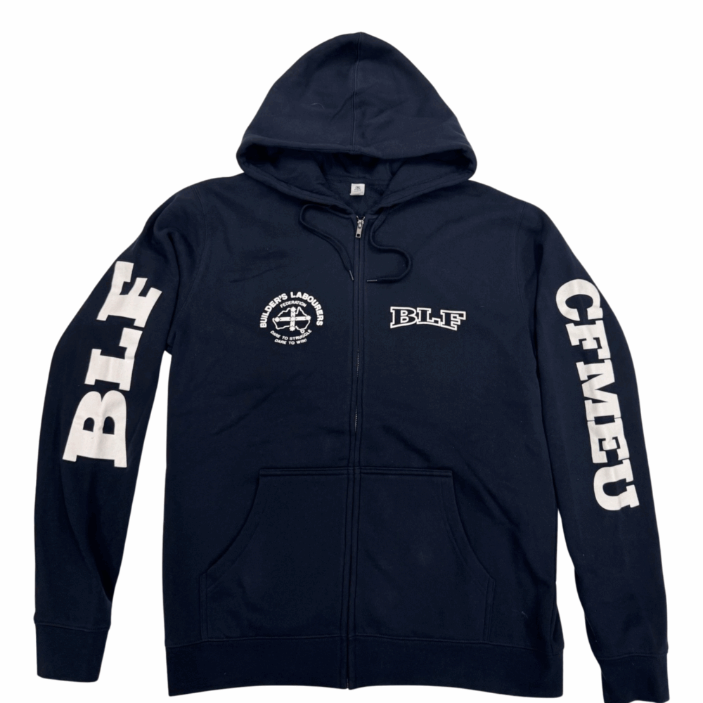 BLF FULL ZIP HOOD - Dark Navy