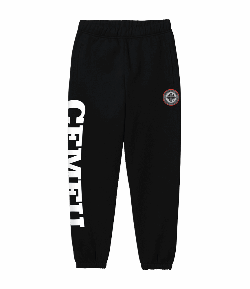 CFMEU Basic Round Logo Black Trackies - Nowear Supply
