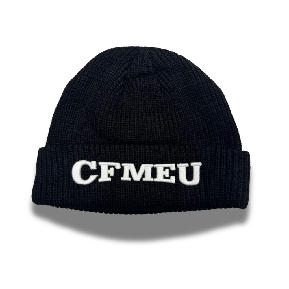 CFMEU Black Beanie - NoWear Supply