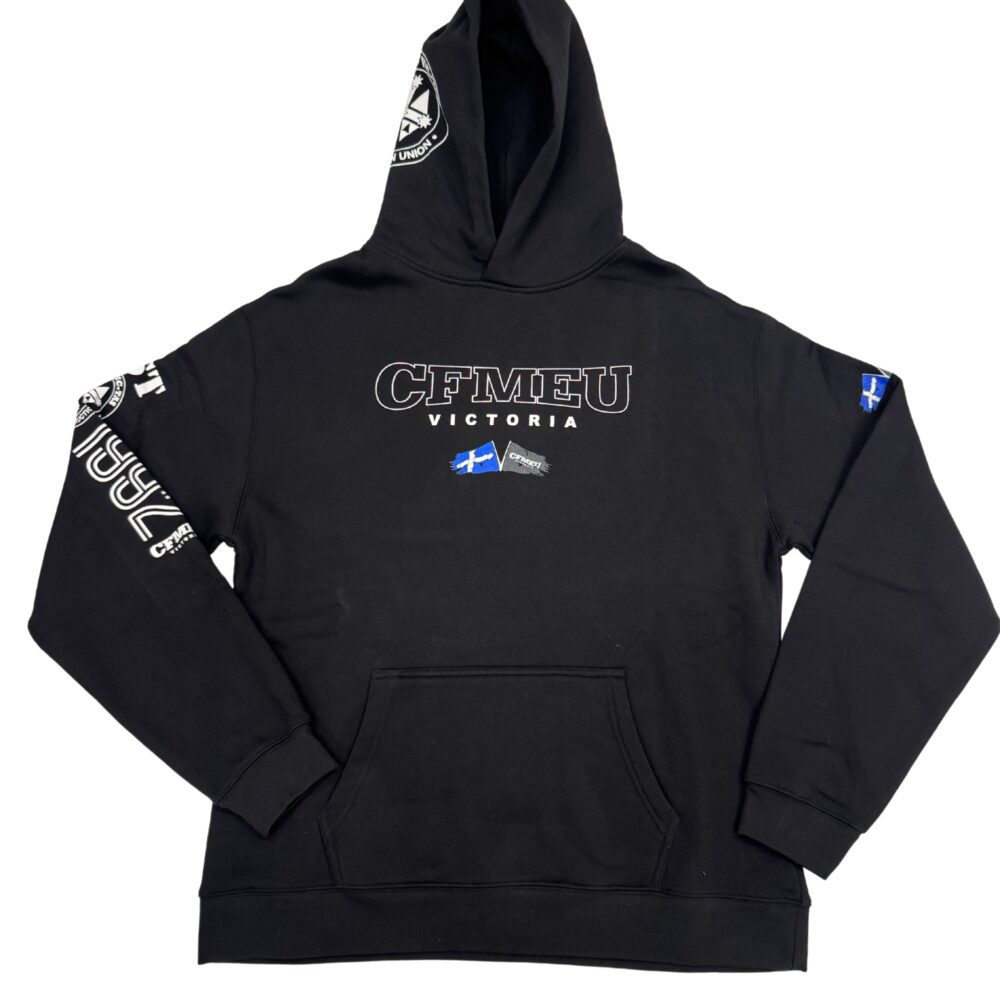CFMEU EST 1992 Logo Hoodie