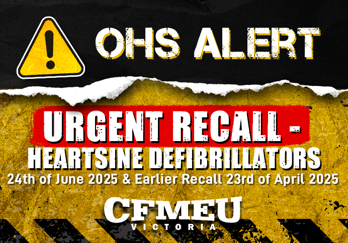 Urgent OHS Alert – Urgent Recall