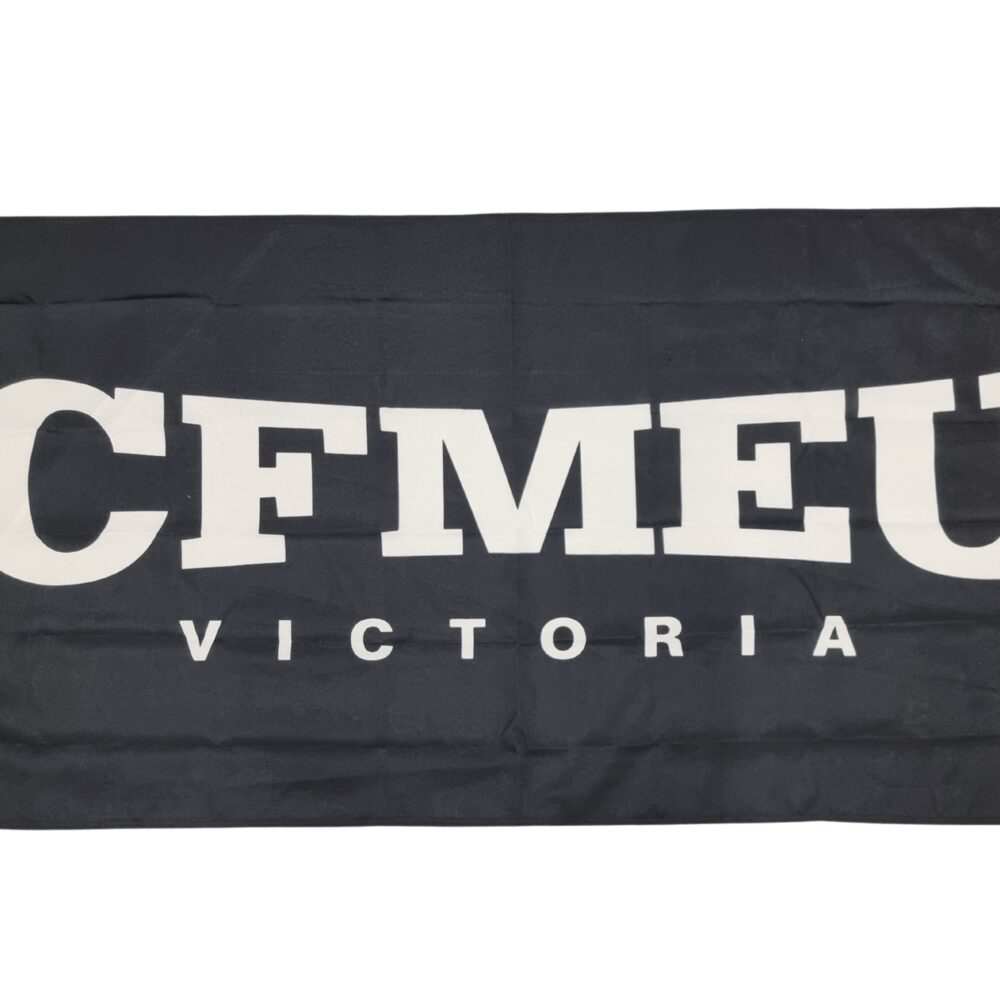 CFMEU Logo Crane Flag