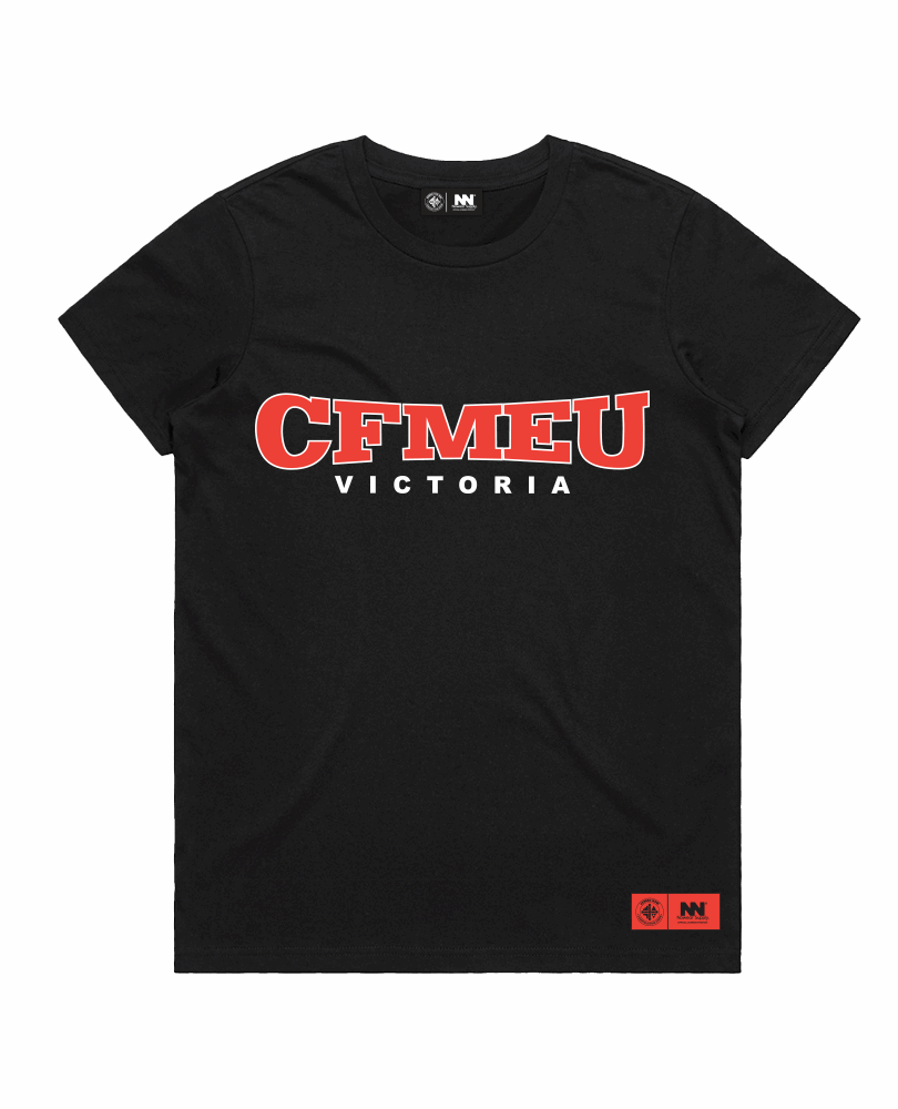 CFMEU Red Logo Tee - NoWear Supply