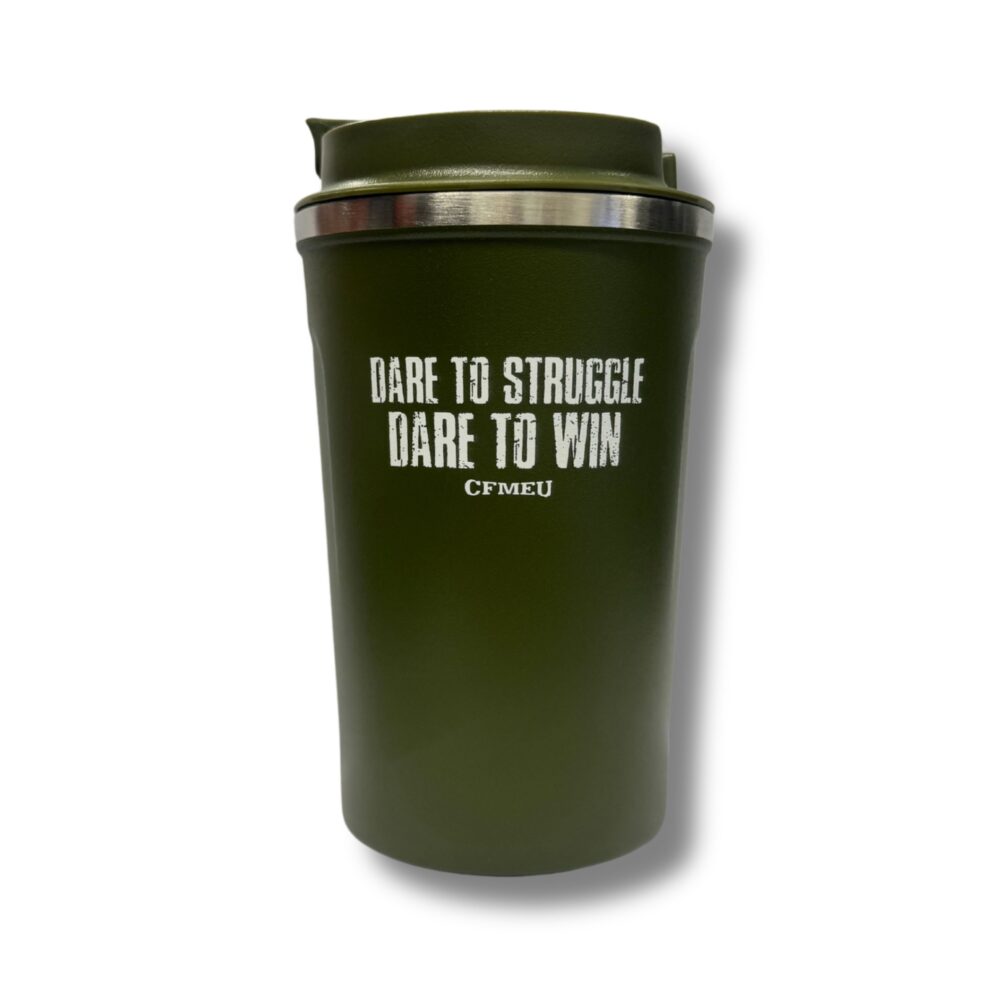 CFMEU Dare To Struggle Travel Mug - NoWear Supply