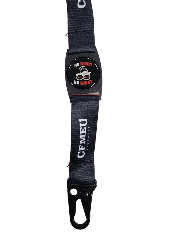 No Ticket No Start Lanyard