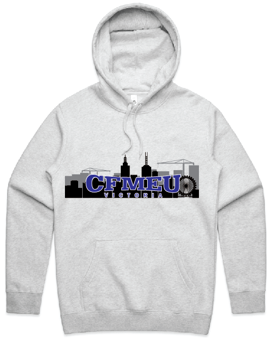 Pre Order - Painters & Decorators Hoodie White Marle (Read Description Before Ordering)