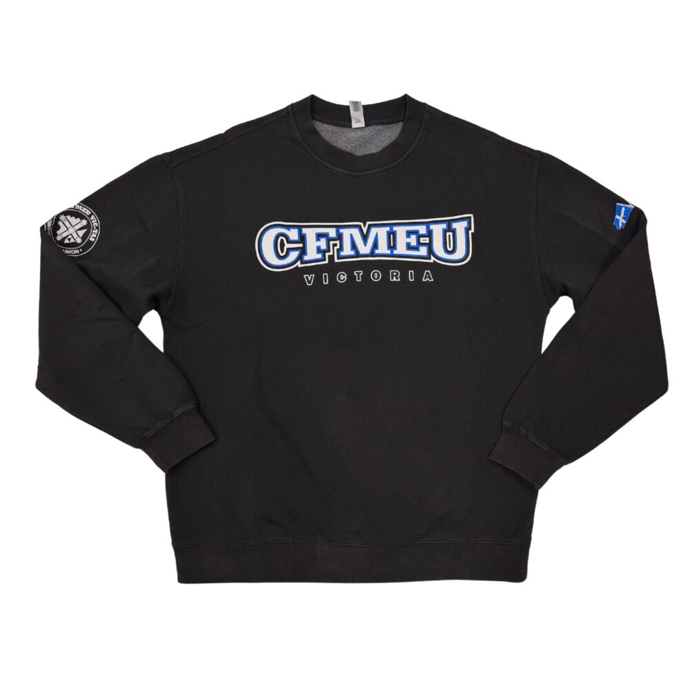 Eureka Fist Crew Neck - Faded Black