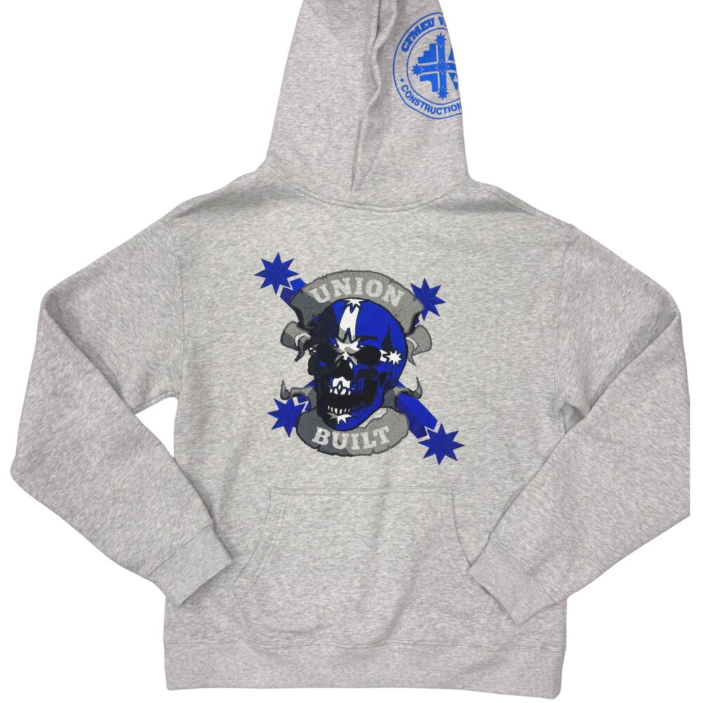 Fear Stops You, Courage Keeps You Going Oversized Fit Hoodie White Marle