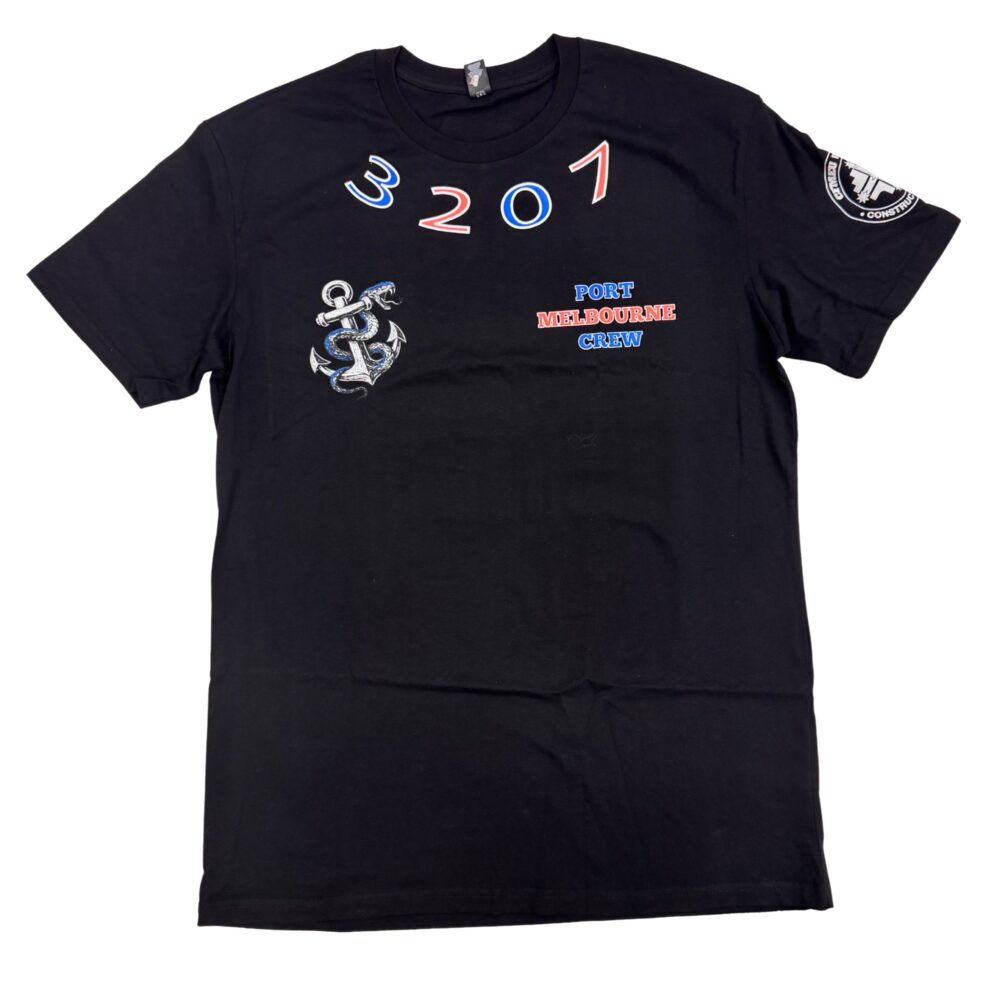 GLM2 Port Melbourne Black Tees (Limited Stock)