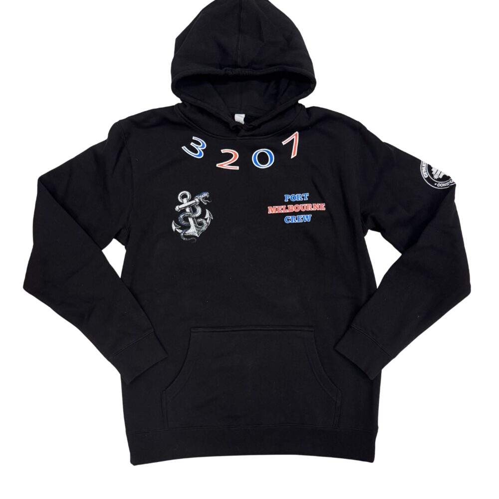 GLM2 Port Melbourne Black Hoodie (Limited Stock)