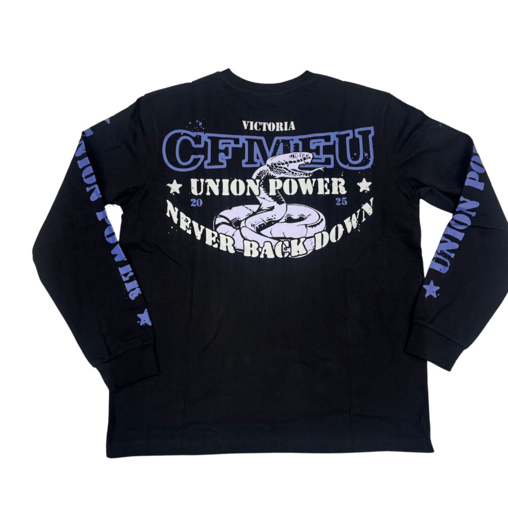 Snake Stencil LS Tee - Black (NoWear Supply)